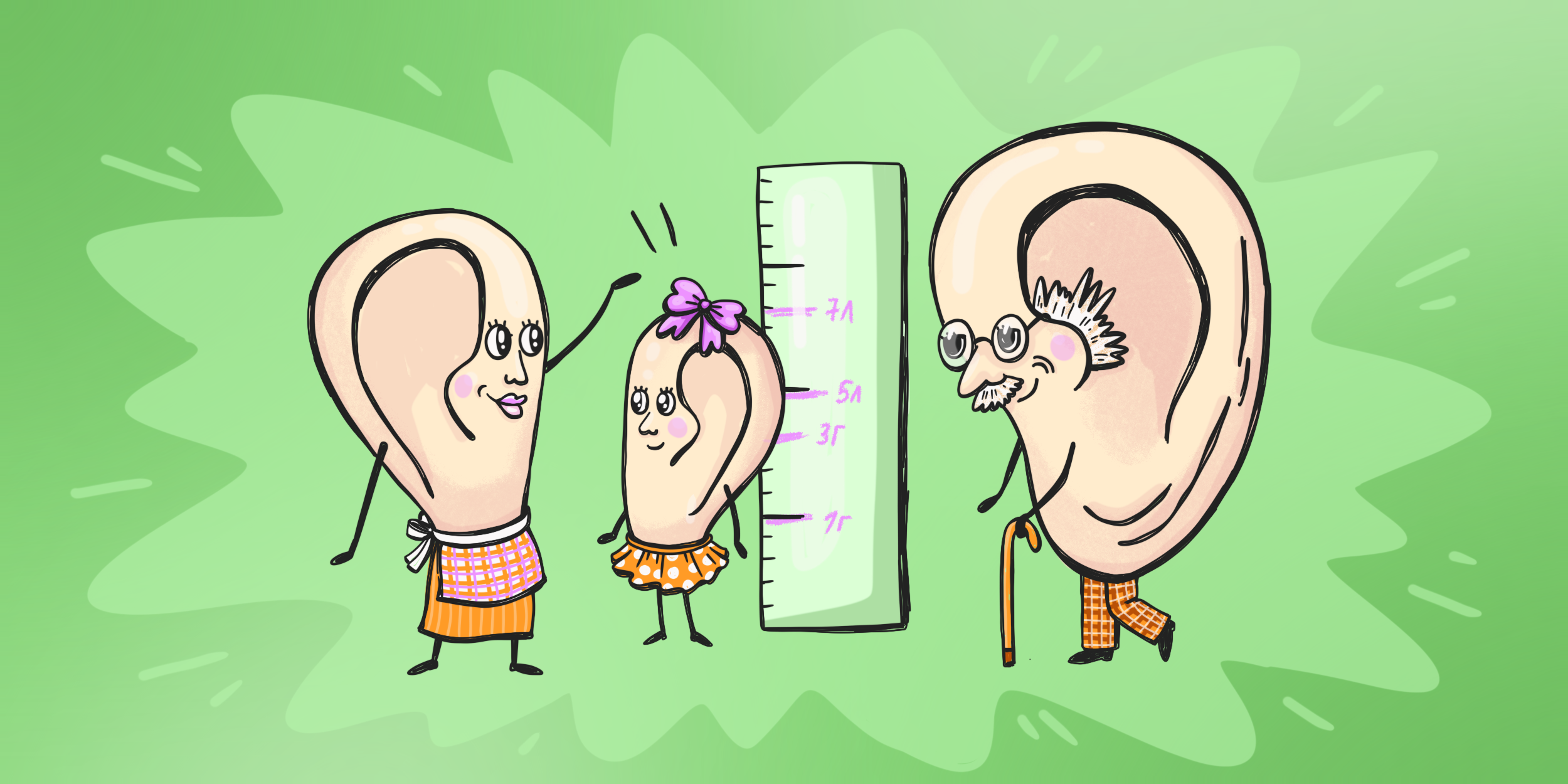 Правда ли уши растут всю жизнь