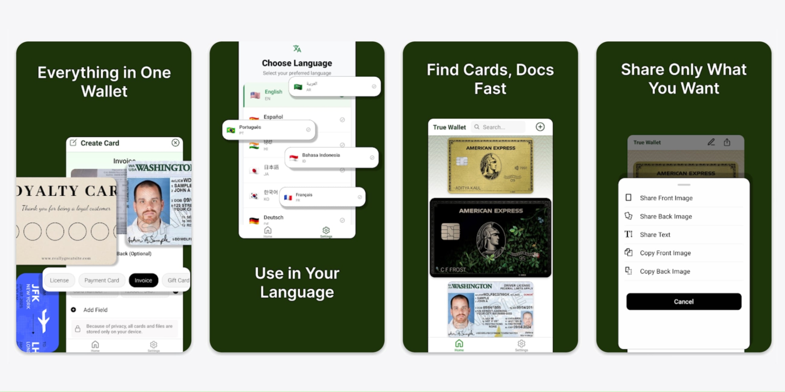 Приложение для Android True Wallet