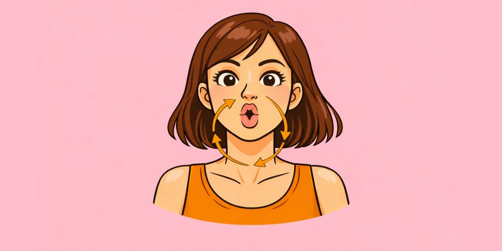 Круговые движения губ