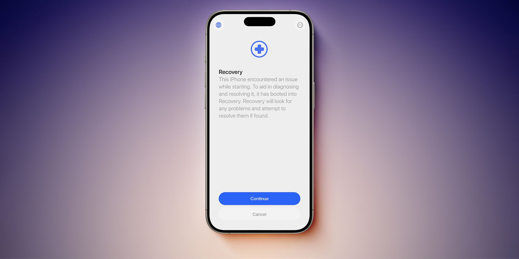 ios 26 восстановление