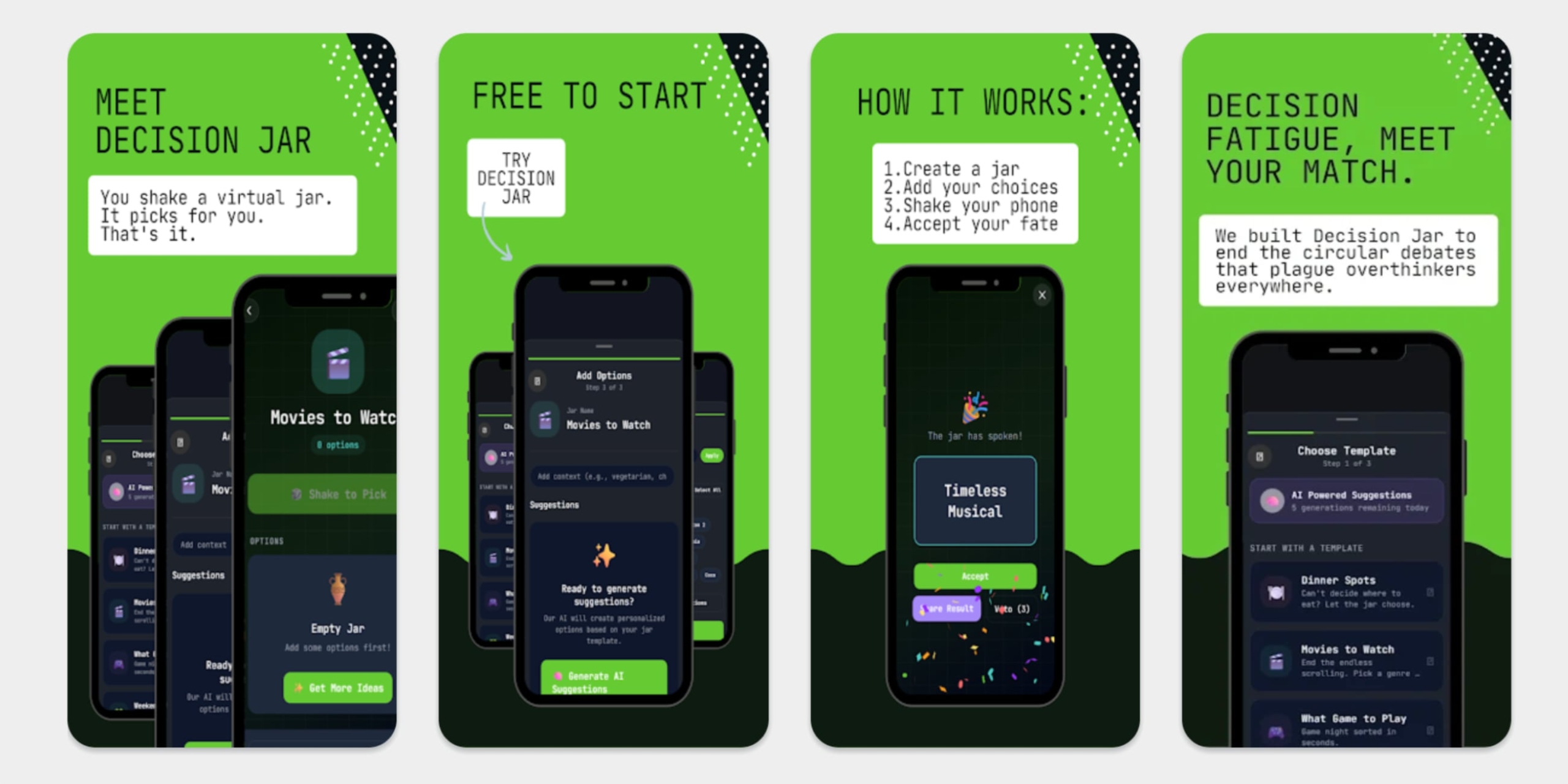 Приложение Decision Jar для Android