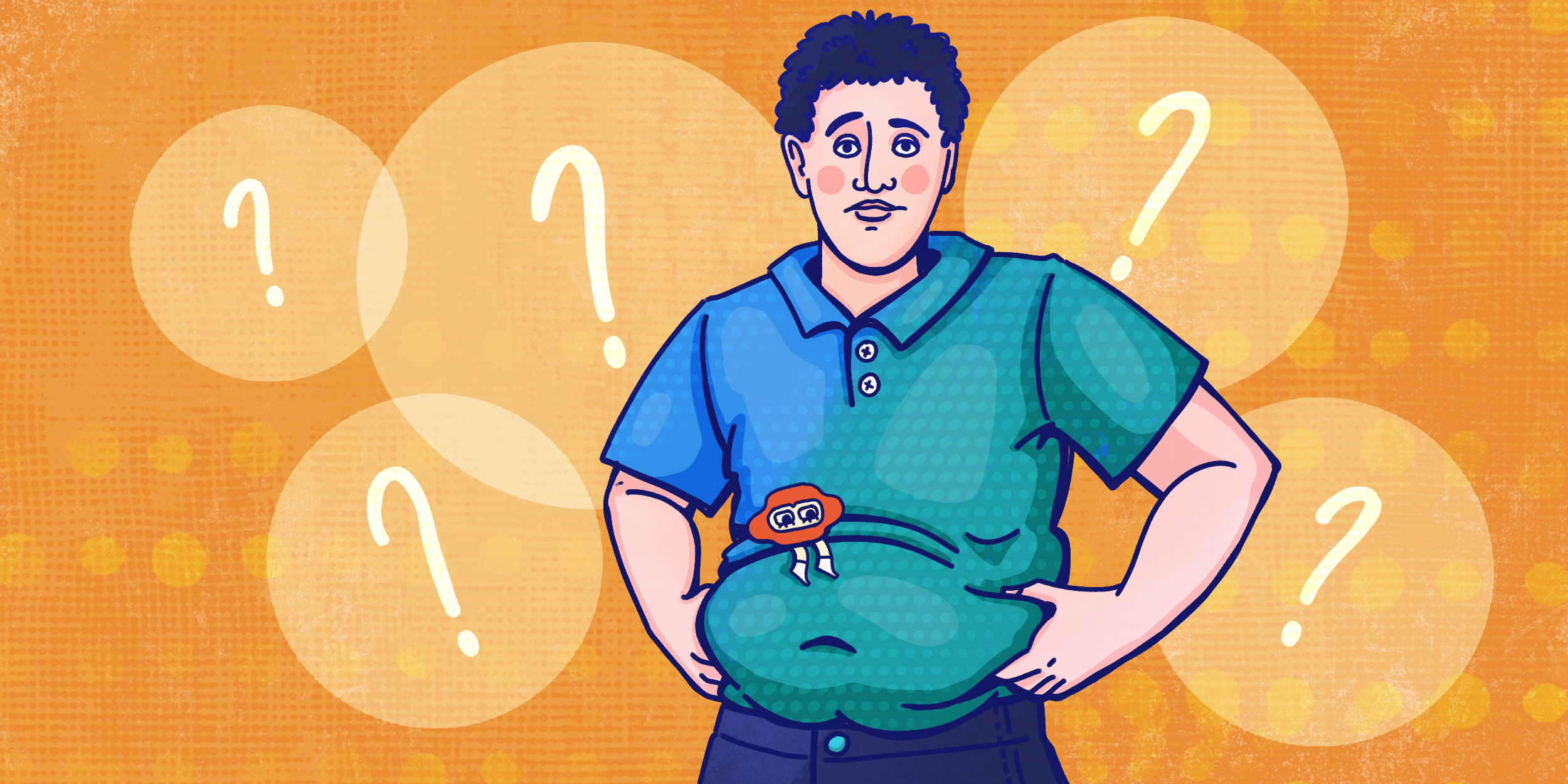 от чего растёт живот